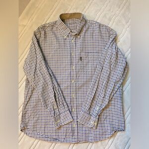 Mens Barbour Plaid Shirt - size Medium